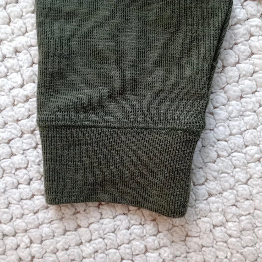 Eddie Bauer Men’s Sweater — Olive / Moss Green Crewneck, Size 2XL - Picture 7 of 7